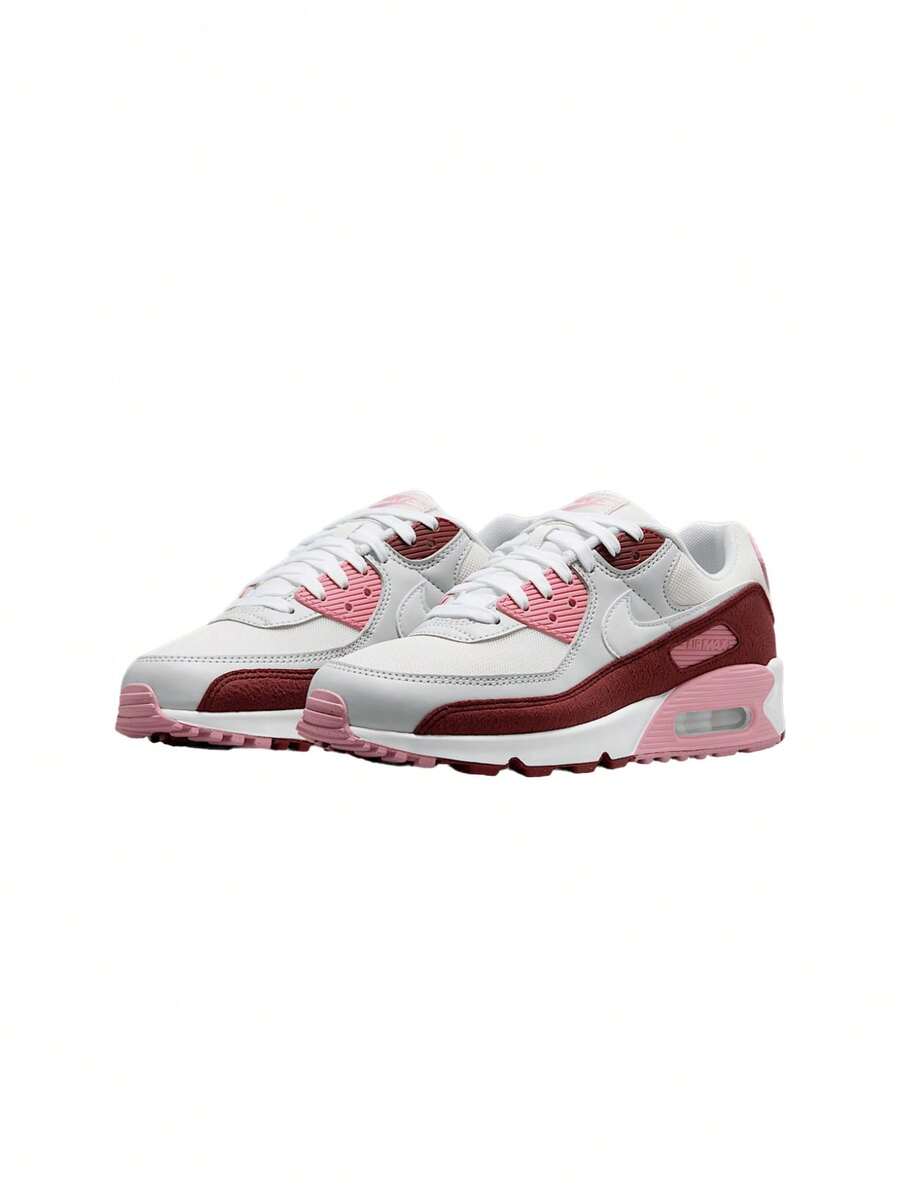 Nike Air Max 90 SE Neapolitan Women's Shoes Dark Team Red / Platinum Tint / Pure Platinum / White HM9451