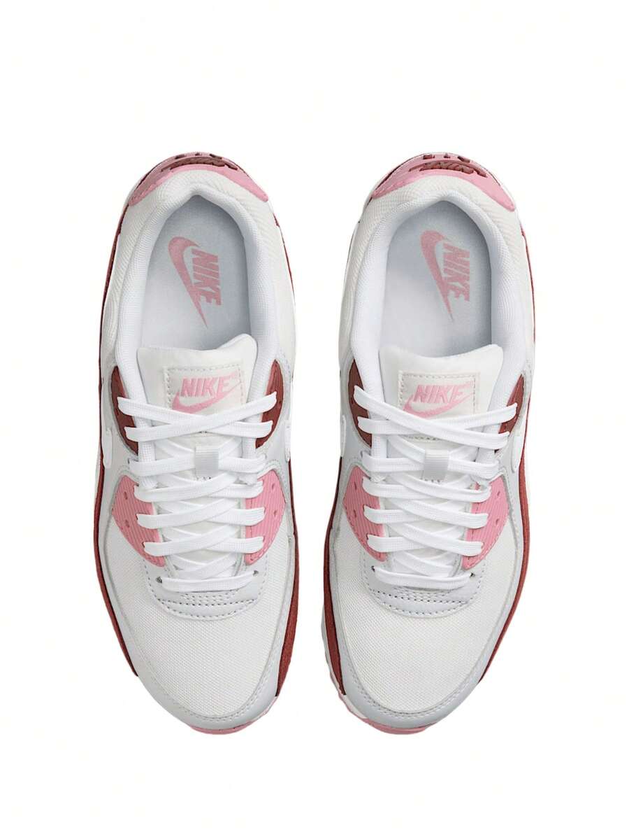 Nike Air Max 90 SE Neapolitan Women's Shoes Dark Team Red / Platinum Tint / Pure Platinum / White HM9451
