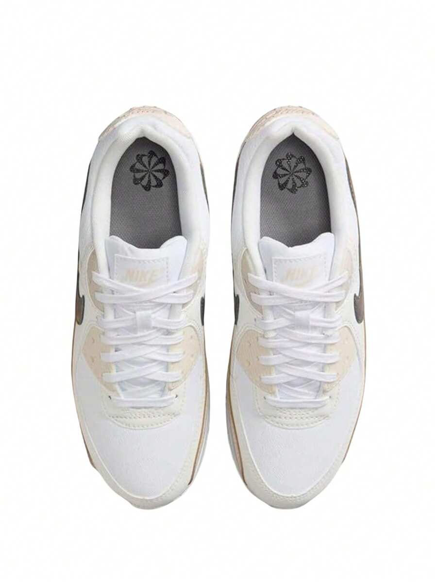 Nike Air Max 90 Women Casual Athletic Shoes White / Flat Pewter HM8128