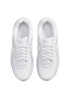 Nike Air Max 90 Kids Shoes White/Metallic Silver/White/White HF6358