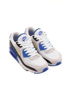 Nike Air Max 90 Premium Men's Sneakers White / Racer Blue / Black / Khaki HF3449