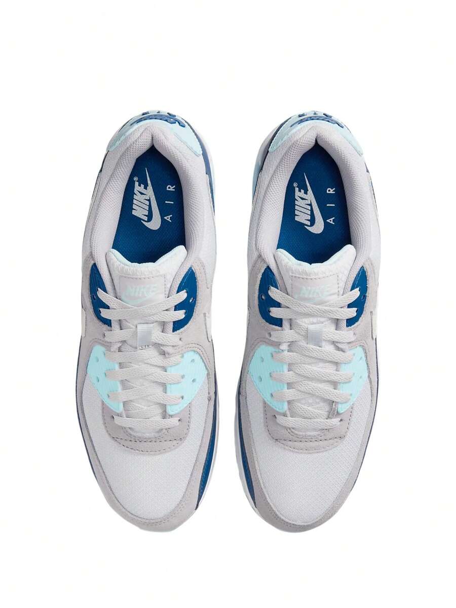 Nike Air Max 90 Men's Sneakers White Platinum / Glacier Blue FN6958